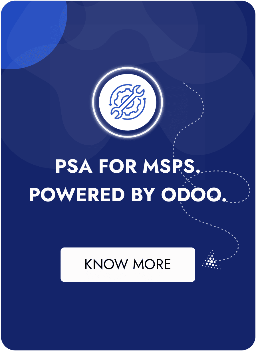Odoo PSA Banner in menu